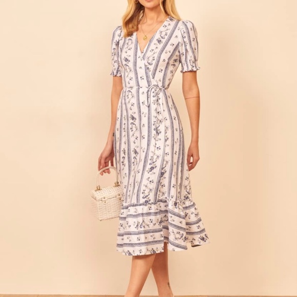 Reformation Veronika print midi dress - Picture 2 of 5